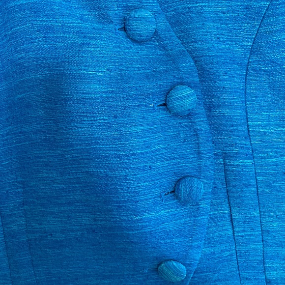 Blue skirt suit | Size 4 - Picture 3 of 11
